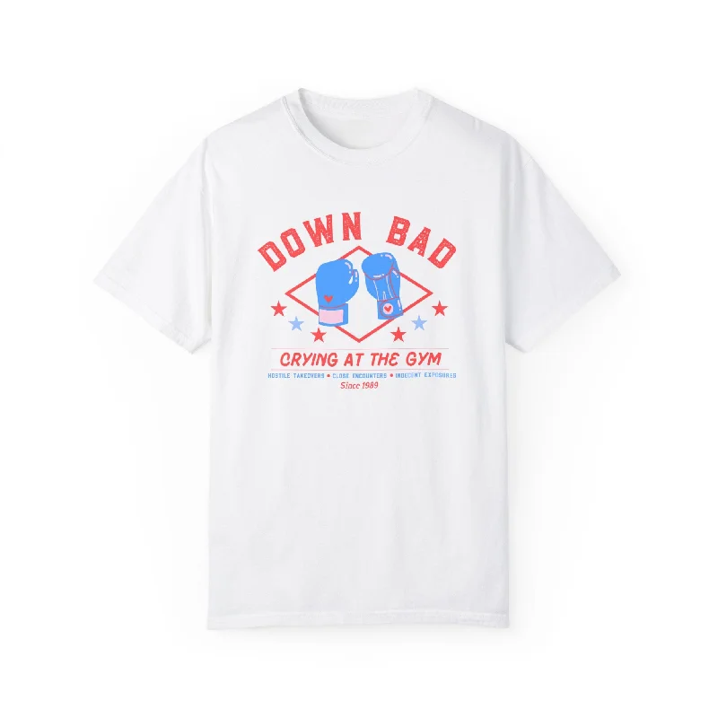 Down Bad Garment-Dyed T-shirt Silk Blend Satin Velvet
