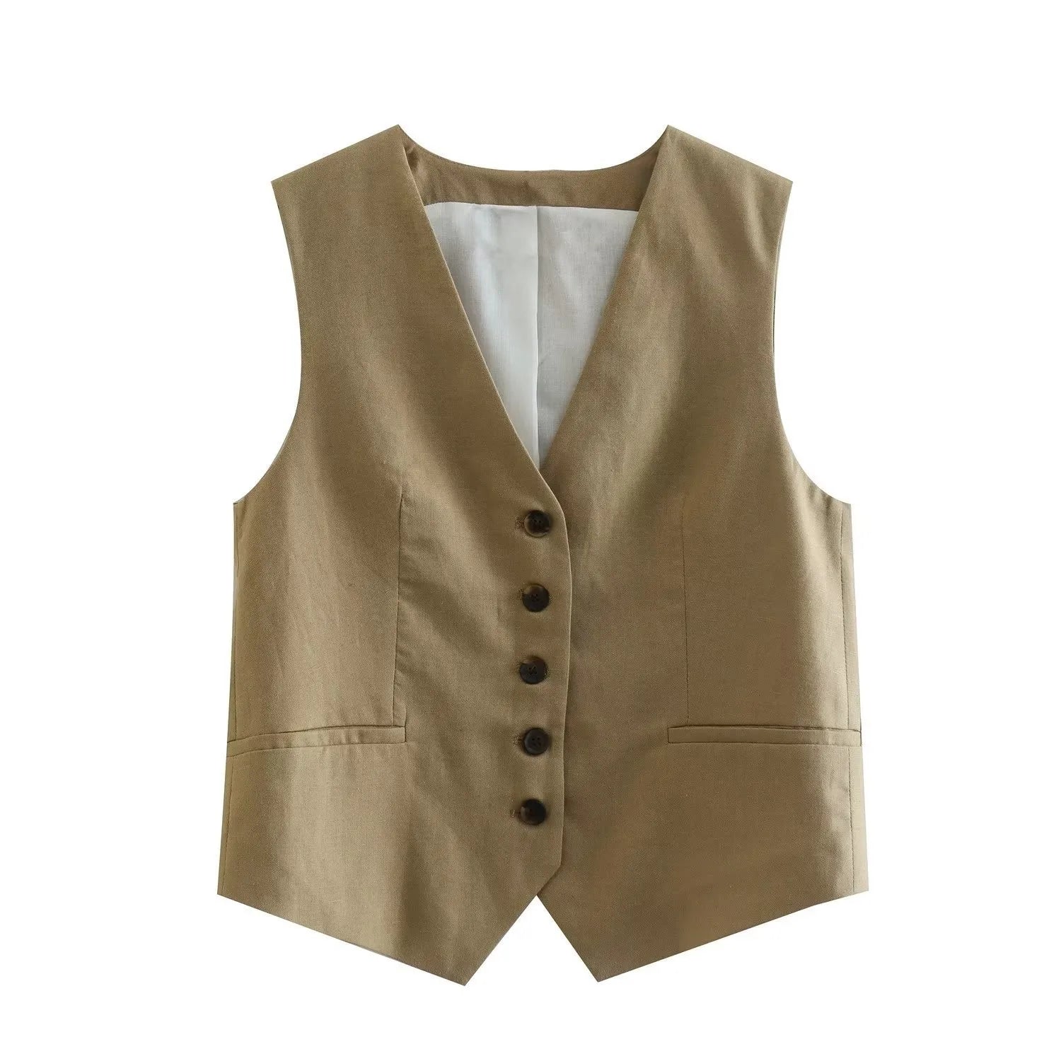 Deep khaki top