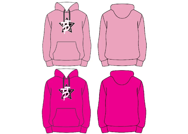 Pink TTP Hoodie Hoodie with Neon Bright Vibrant