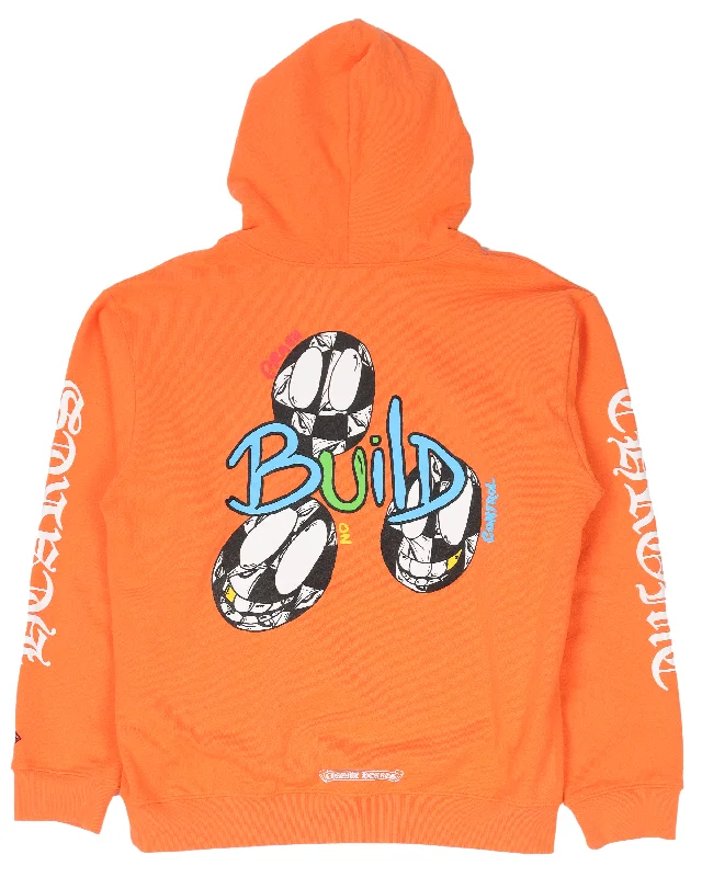 Matty Boy "Link & Build" Hoodie Zip Hoodie Drawstring Kangaroo Pocket