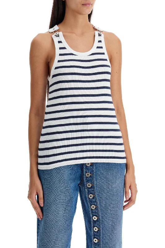 Jean Paul Gaultier Striped Sailor Tank Top comfortable tank top