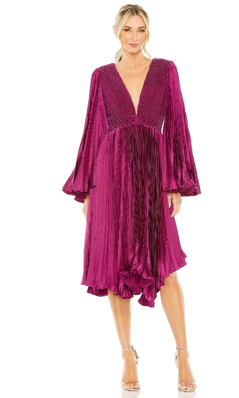 Mac Duggal 49717 - Ruffled Detail Full Back Dress Tunics Sale discount