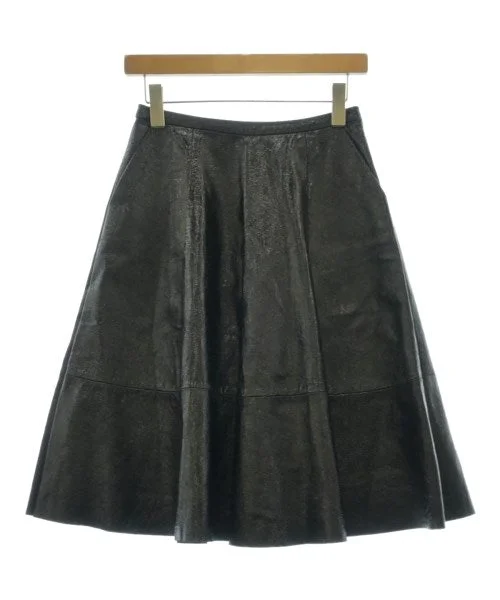 DROMe Knee length skirts velvet skirt plush