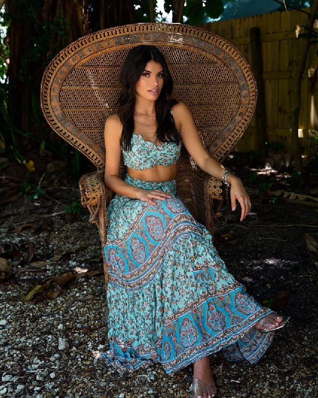 Inner Beauty Maxi Skirt Set leather skirt bold