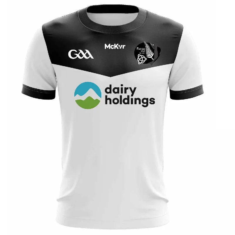 Mc Keever Rakaia GAA Goalkeeper Jersey - Adult - White/Black Player Fit Textured Jersey Blouse Mc Keever Rakaia GAA Goalkeeper Jersey - Adult - White/Black Player Fit Textured Jersey Blouse