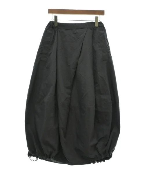 nagonstans Knee length skirts silk skirt luxurious