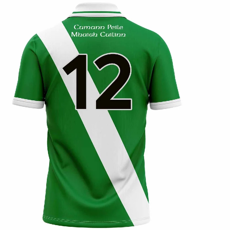 Mc Keever Moycullen GAA Numbered Home Jersey - Adult - Green Player Fit Trendy Jersey Shirt Mc Keever Moycullen GAA Numbered Home Jersey - Adult - Green Player Fit Trendy Jersey Shirt