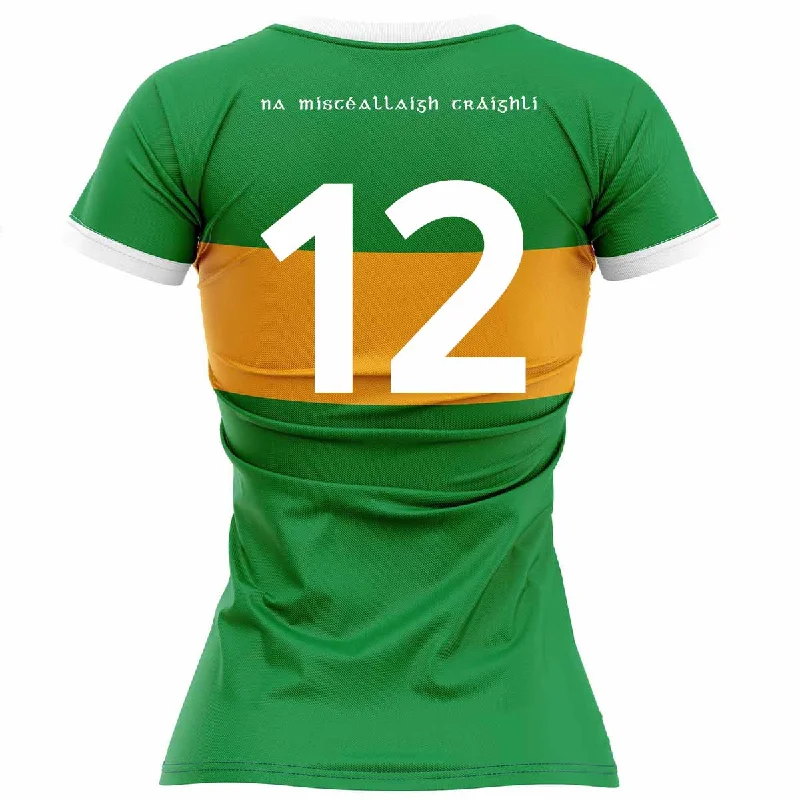 Mc Keever John Mitchels GAA Numbered Match Jersey - Womens - Green Cotton Jersey Tee Mc Keever John Mitchels GAA Numbered Match Jersey - Womens - Green Cotton Jersey Tee