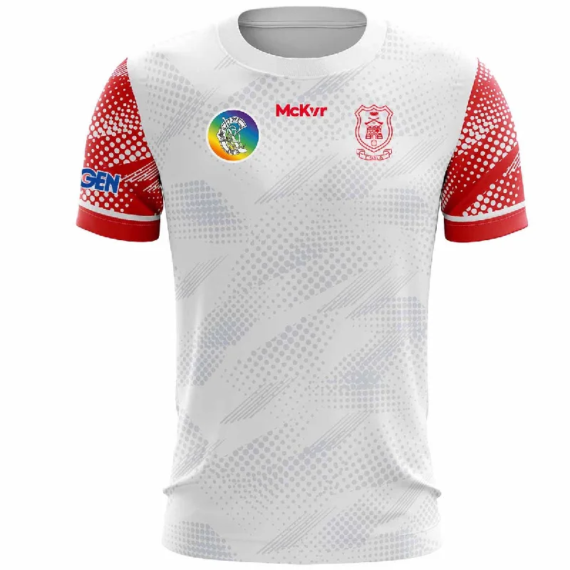 Mc Keever Cuala Camogie Training Jersey - Adult - White Player Fit Mint Green Jersey Tee Mc Keever Cuala Camogie Training Jersey - Adult - White Player Fit Mint Green Jersey Tee