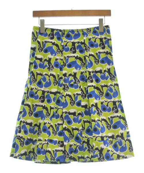 MARNI Knee length skirts silk skirt lustrous