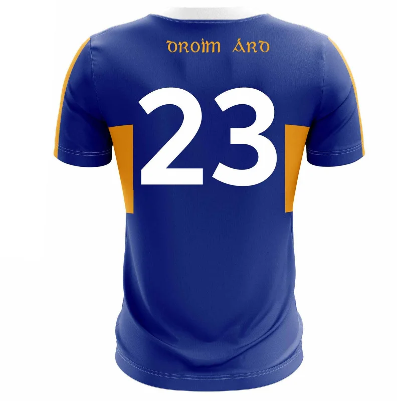 Mc Keever Dromard GAA Numbered Home Jersey - Adult - Royal Player Fit Bamboo Jersey Tee Mc Keever Dromard GAA Numbered Home Jersey - Adult - Royal Player Fit Bamboo Jersey Tee