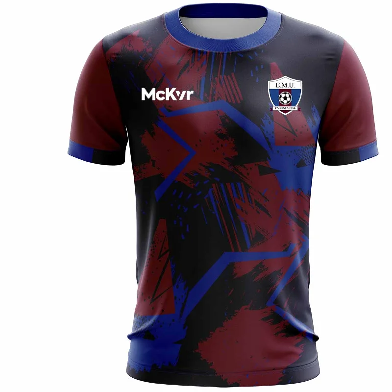 Mc Keever East Meath United FC Training Jersey - Womens - Navy/Maroon/Blue Jet Black Jersey Tee Mc Keever East Meath United FC Training Jersey - Womens - Navy/Maroon/Blue Jet Black Jersey Tee
