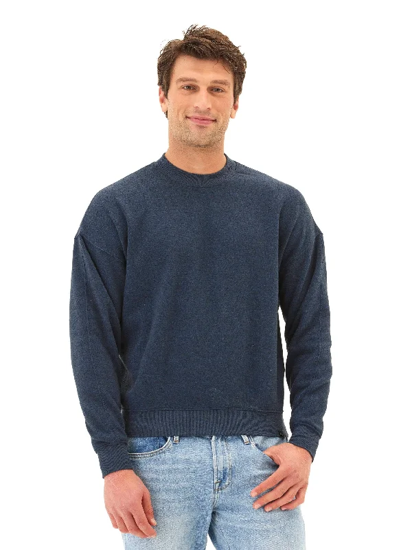 Rudy 2.0 Triblend Fleece Drop Shoulder Sweatshirt Hoodie with Longline Fit Extended Stylish