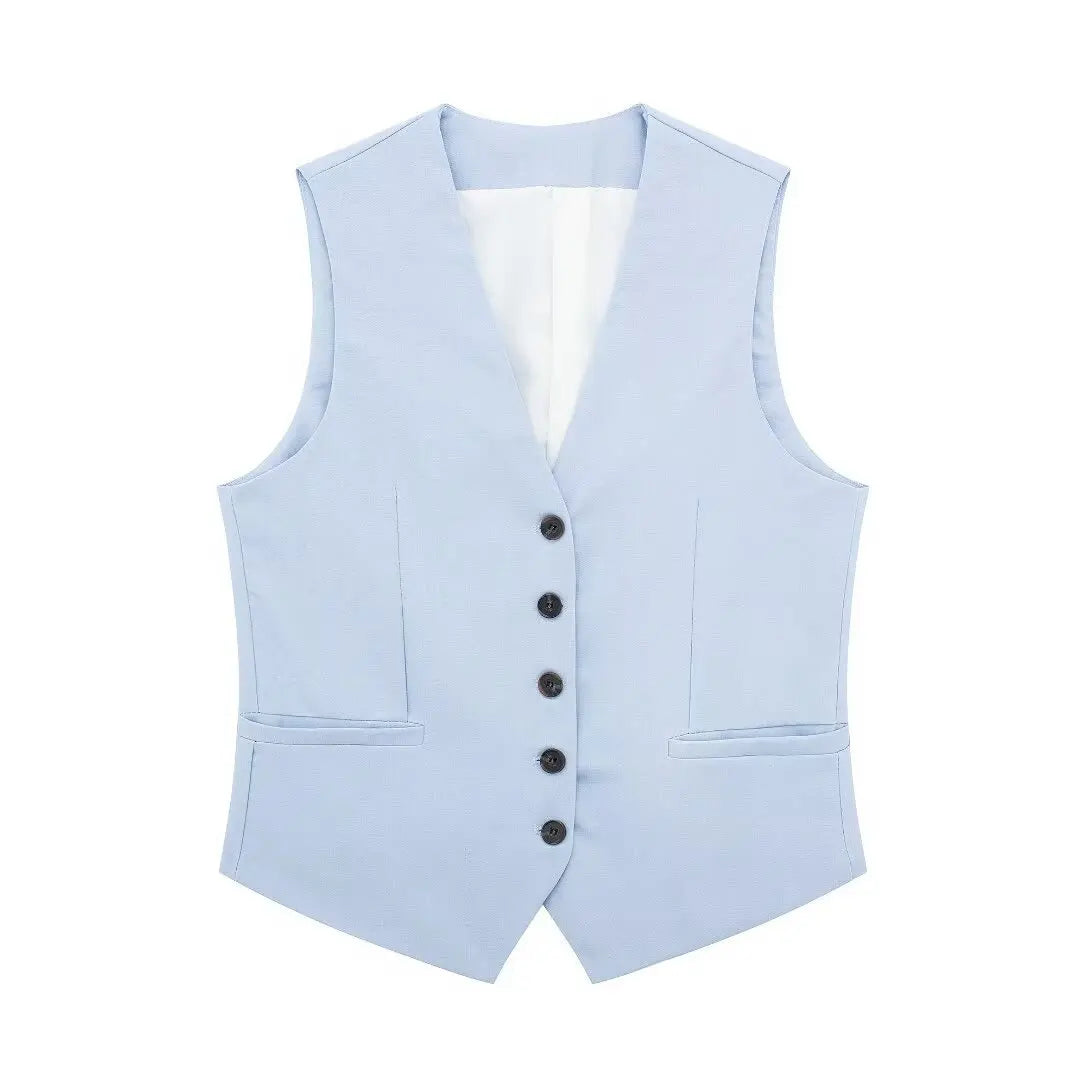 Sky blue top