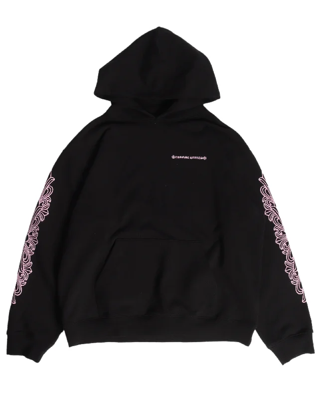 Matty Boy Script Logo Hoodie Hoodie with Velcro Closure Adjustable Secure