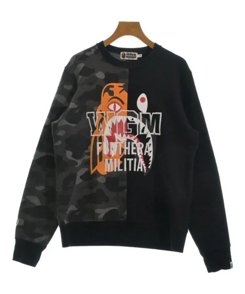 A BATHING APE Sweatshirts Hoodie with Hem Drawcord Adjustable Customizable