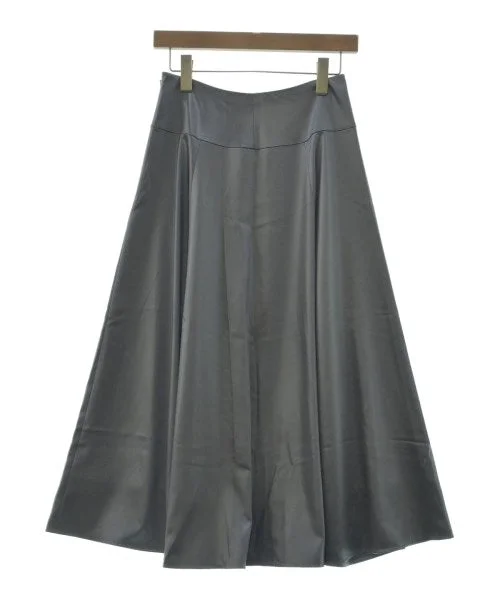 allureville Long/Maxi length skirts belted skirt waist