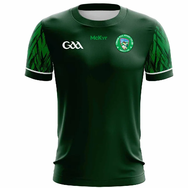 Mc Keever Moycullen GAA Training Jersey - Adult - Green Player Fit Round Neck Jersey Tee Mc Keever Moycullen GAA Training Jersey - Adult - Green Player Fit Round Neck Jersey Tee