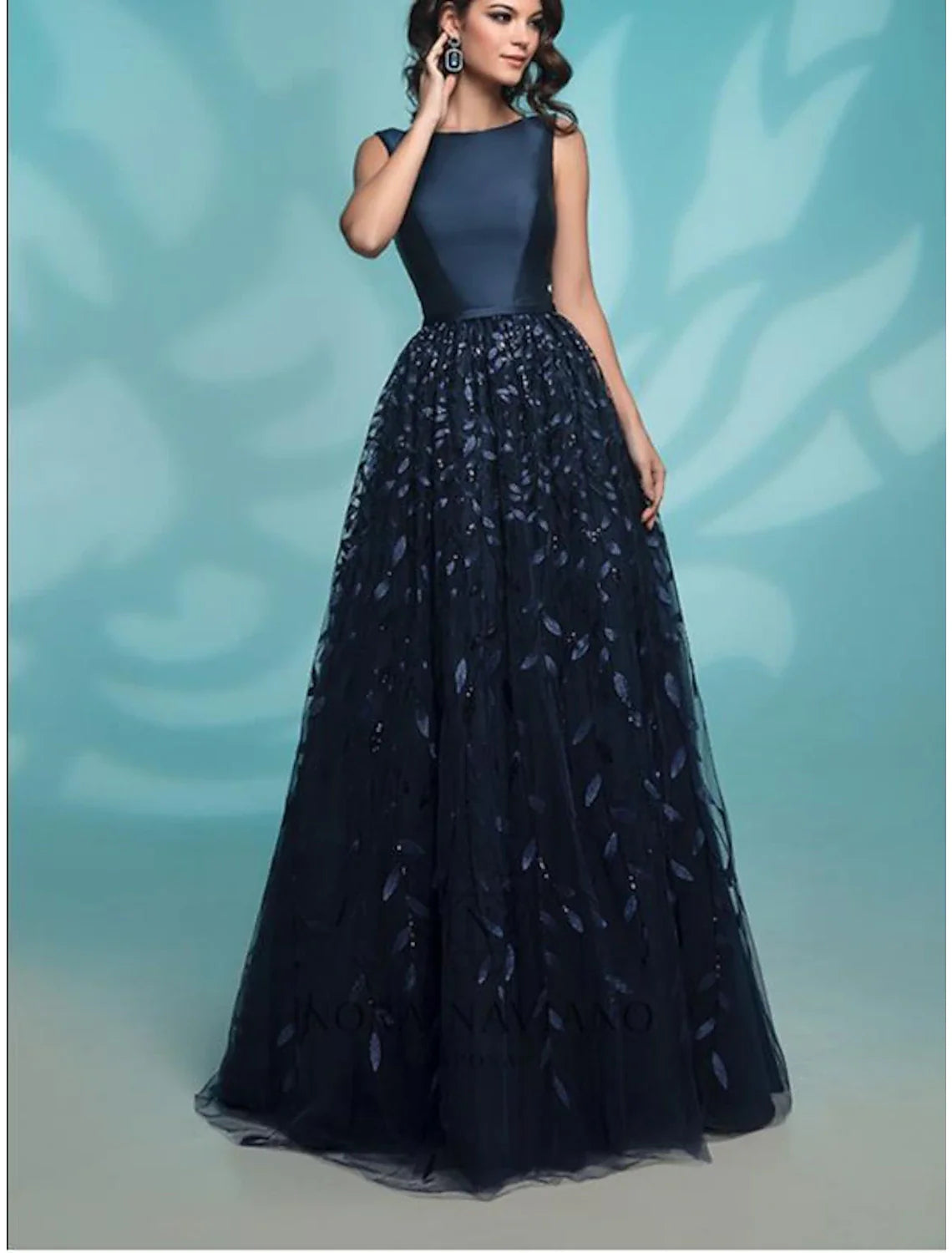 A-Line Evening Gown Minimalist Dress Wedding Guest Wedding Party Floor Length Sleeveless Jewel Neck Lace with Sequin Appliques Pure Color Maxi Flowy Bohemian A-Line Evening Gown Minimalist Dress Wedding Guest Wedding Party Floor Length Sleeveless Jewel Neck Lace with Sequin Appliques Pure Color Maxi Flowy Bohemian