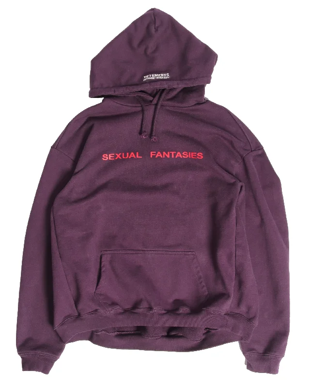 AW17 "Sexual Fantasies" Oversized Hoodie Hoodie with Belted Waist Structured Tailored