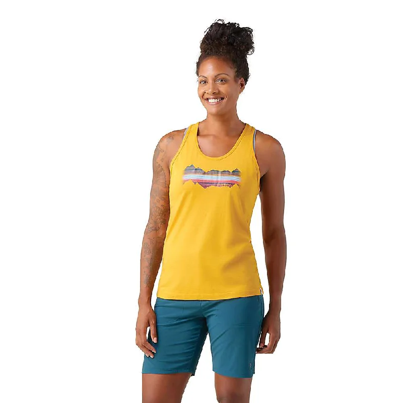 Smartwool Women's Mountain Horizon Graphic Tank strapless tank top