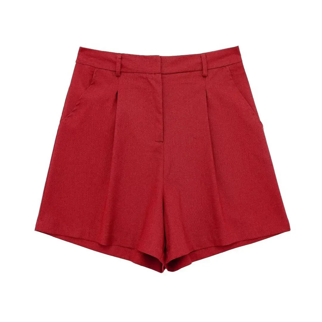 Red shorts