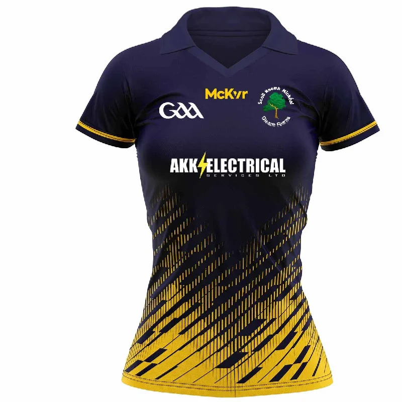 Mc Keever St. Michael's N.S Playing Jersey - Womens - Navy/Saffron Pure White Jersey Tee Mc Keever St. Michael's N.S Playing Jersey - Womens - Navy/Saffron Pure White Jersey Tee