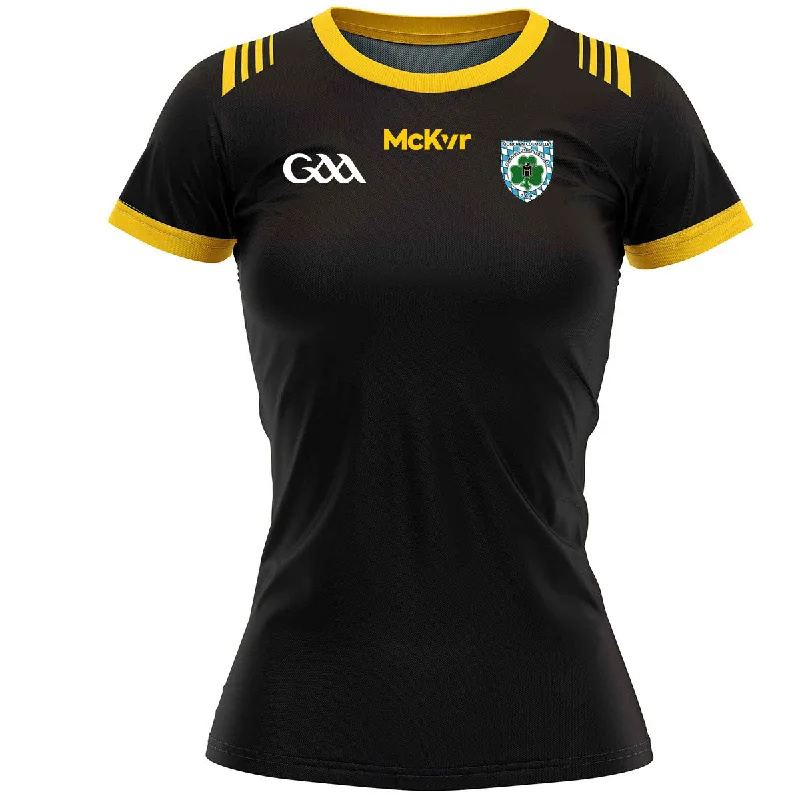 Mc Keever Munich Colmcilles GAA Training Jersey - Womens - Black Scoop Neck Jersey Top Mc Keever Munich Colmcilles GAA Training Jersey - Womens - Black Scoop Neck Jersey Top