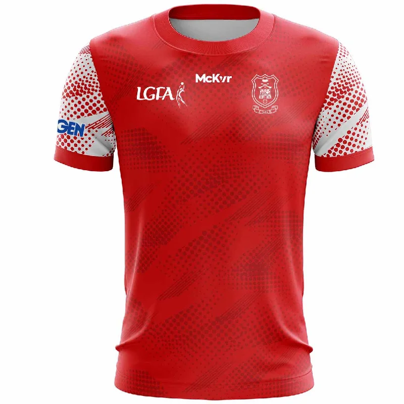 Mc Keever Cuala LGFA Training Jersey - Adult - Red Player Fit Olive Green Jersey Tee Mc Keever Cuala LGFA Training Jersey - Adult - Red Player Fit Olive Green Jersey Tee