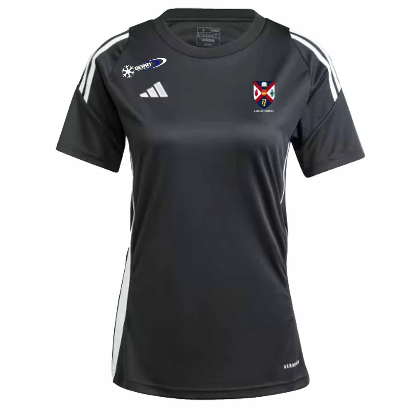 adidas Club Queens Ladies Football Tiro 24 Jersey - Womens - Black Olive Green Jersey Tee adidas Club Queens Ladies Football Tiro 24 Jersey - Womens - Black Olive Green Jersey Tee