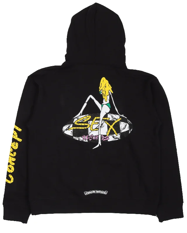 Matty Boy 'Sex Records' Hoodie Hoodie with Back Slit Movement Comfort