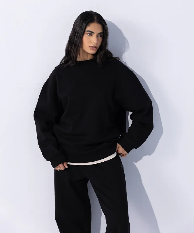 Unisex Sweatshirt Hoodie with Set-In Sleeves Structured Classic