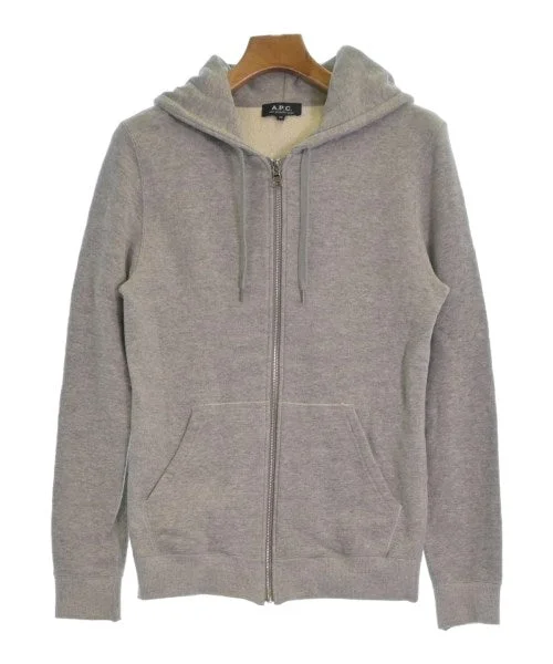 A.P.C. Hoodies Hoodie with Hem Embroidery Detailed Premium