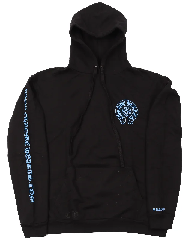 Horseshoe Logo Hoodie Hoodie with Hem Drawcord Adjustable Customizable