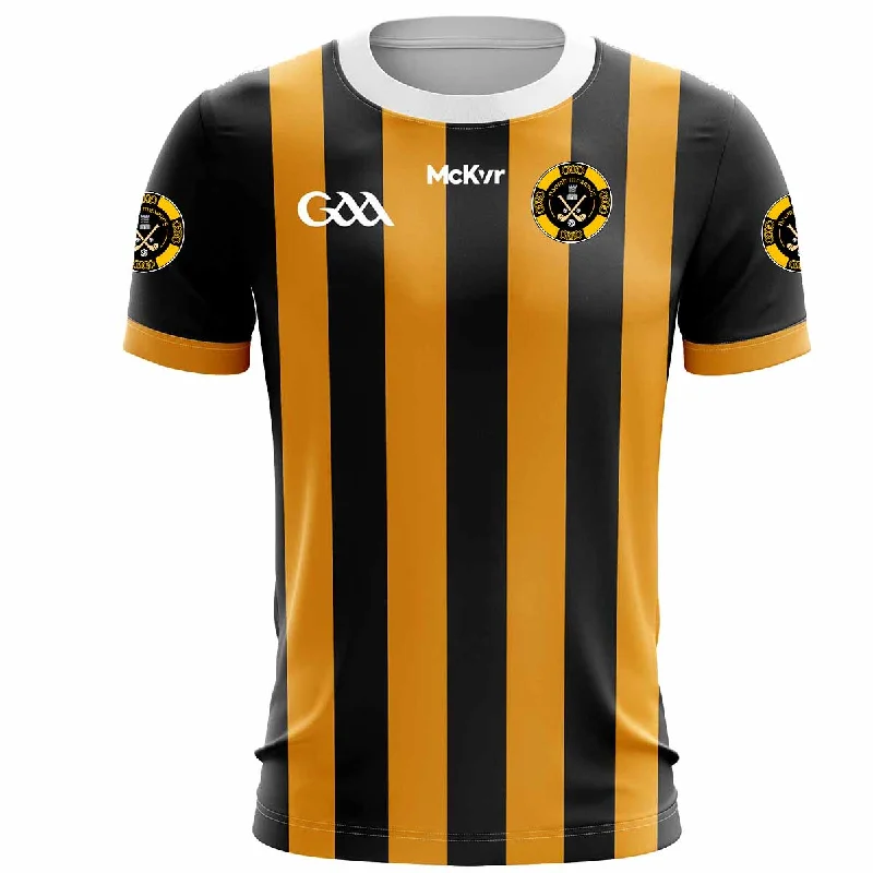 Mc Keever Naomh Mearnog CLG Playing Jersey - Adult - Black/Amber Player Fit Turquoise Jersey Tee Mc Keever Naomh Mearnog CLG Playing Jersey - Adult - Black/Amber Player Fit Turquoise Jersey Tee