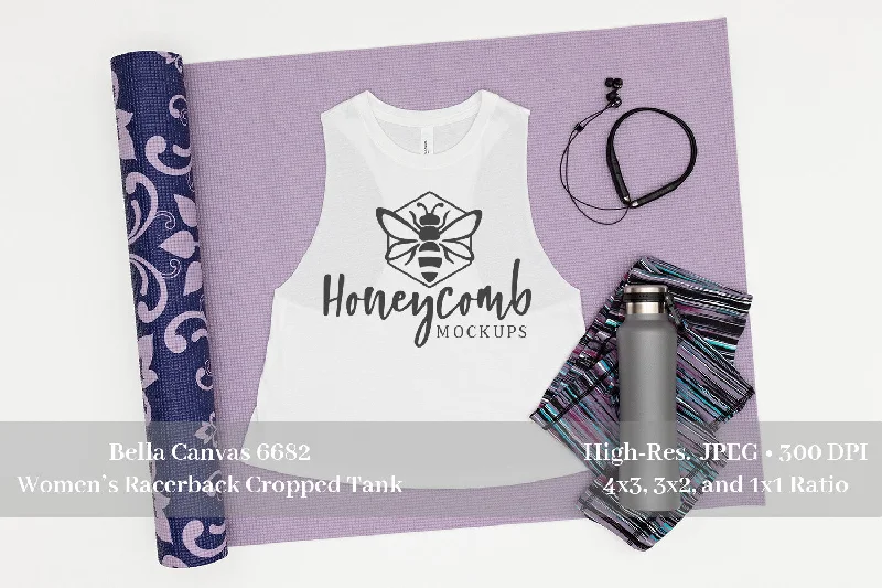 Workout Mockup, Bella Canvas 6682 White Tank Mockup, Women's Cropped Racerback Tank, Fitness Mockup, Sports Mockup high neck tank Workout Mockup, Bella Canvas 6682 White Tank Mockup, Women's Cropped Racerback Tank, Fitness Mockup, Sports Mockup high neck tank