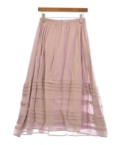 COLLECTIVA Knee length skirts chiffon skirt delicate