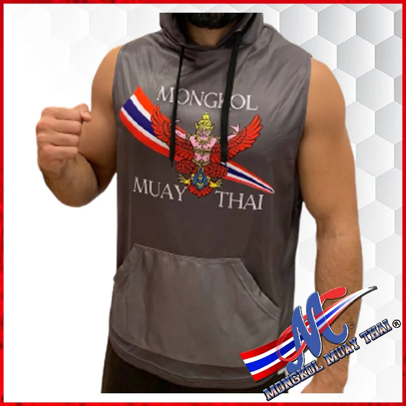 Mongkol Hoodie Tank top  Unisex Hoodie with Embroidery Detailed Premium