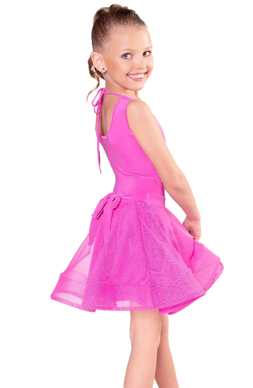 Dance America JR-S1 Girls Regulation Lace, Mesh, or Burnout Velvet Latin Dance Skirt with Adjustable Back Bow in Stock chiffon skirt lightweight Dance America JR-S1 Girls Regulation Lace, Mesh, or Burnout Velvet Latin Dance Skirt with Adjustable Back Bow in Stock chiffon skirt lightweight