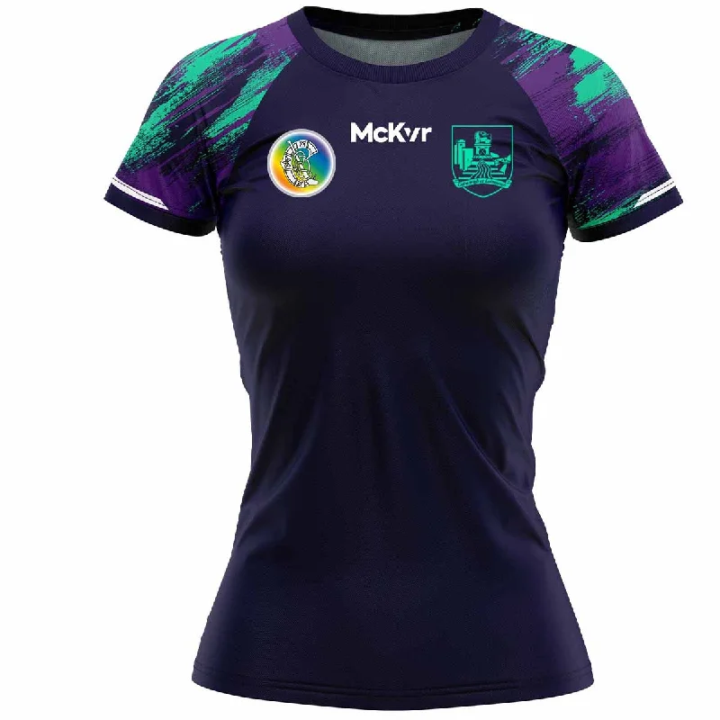 Mc Keever Limerick Camogie Official Training Jersey - Adult - Navy/Purple Player Fit Solid Color Jersey Shirt Mc Keever Limerick Camogie Official Training Jersey - Adult - Navy/Purple Player Fit Solid Color Jersey Shirt