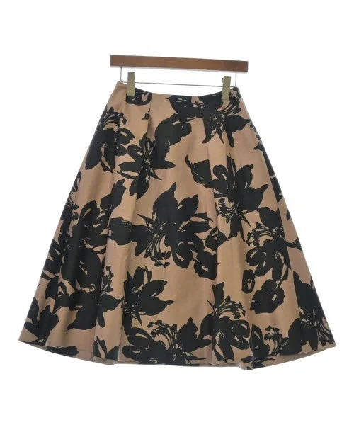 EFFE BEAMS Knee length skirts silk skirt elegant