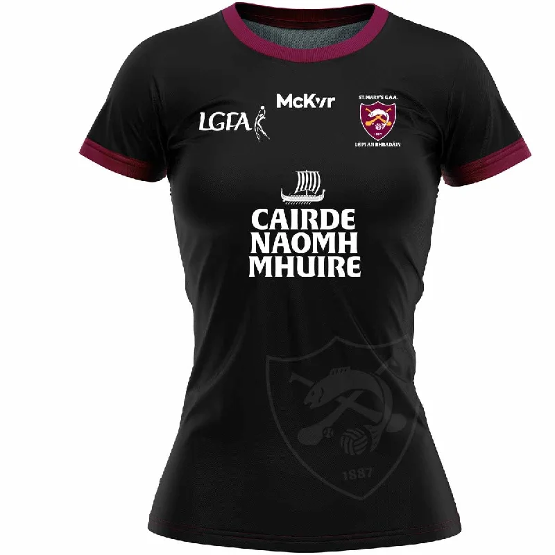 Mc Keever St Marys LGFA Leixlip Goalkeeper Jersey - Womens - Black Handmade Jersey Tee Mc Keever St Marys LGFA Leixlip Goalkeeper Jersey - Womens - Black Handmade Jersey Tee
