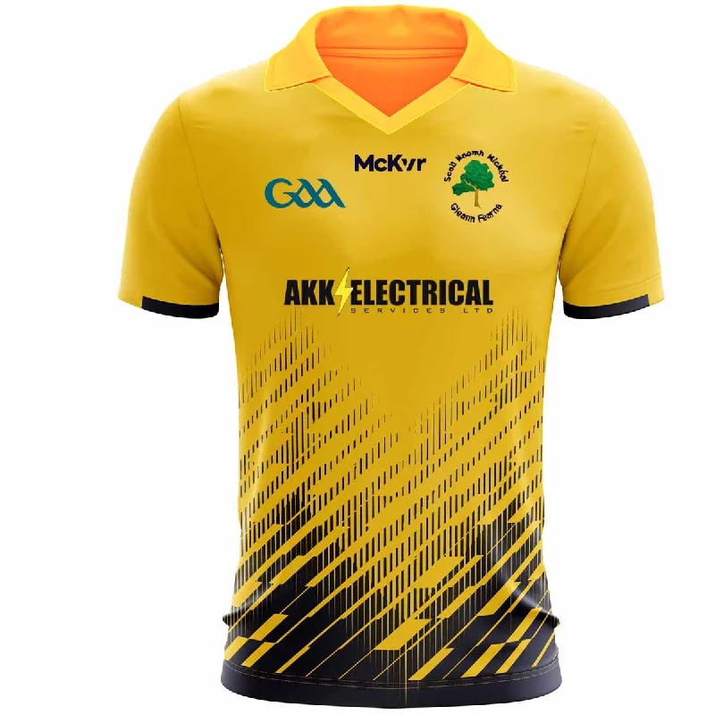 Mc Keever St. Michael's N.S Goalkeeper Jersey - Adult - Saffron/Navy Navy Blue Jersey Tee Mc Keever St. Michael's N.S Goalkeeper Jersey - Adult - Saffron/Navy Navy Blue Jersey Tee