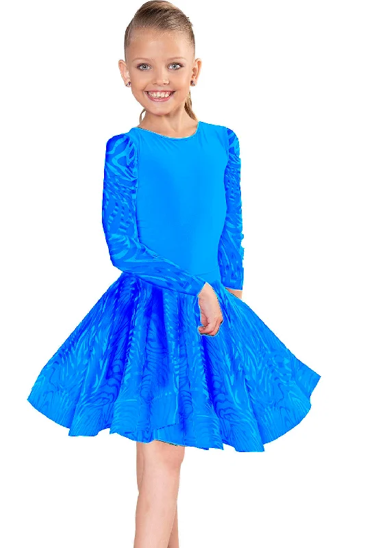 Blue Burnout Velvet