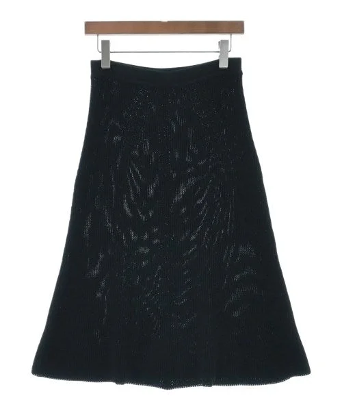 HERMES Knee length skirts wool skirt warm