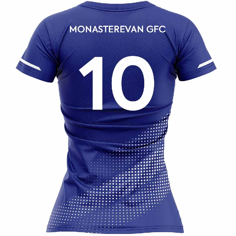 Mc Keever Monasterevan GFC Numbered Playing Jersey 2 - Womens - Royal Daily Wear Jersey Tee Mc Keever Monasterevan GFC Numbered Playing Jersey 2 - Womens - Royal Daily Wear Jersey Tee
