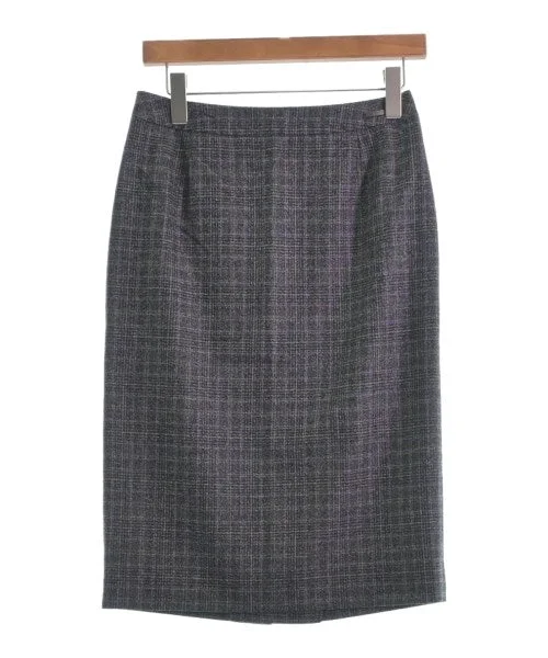 DAKS Knee length skirts linen skirt airy