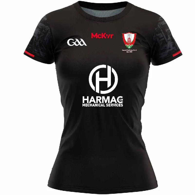 Mc Keever Dromahair GAA Playing Jersey - Womens - Black Classic Jersey Tee