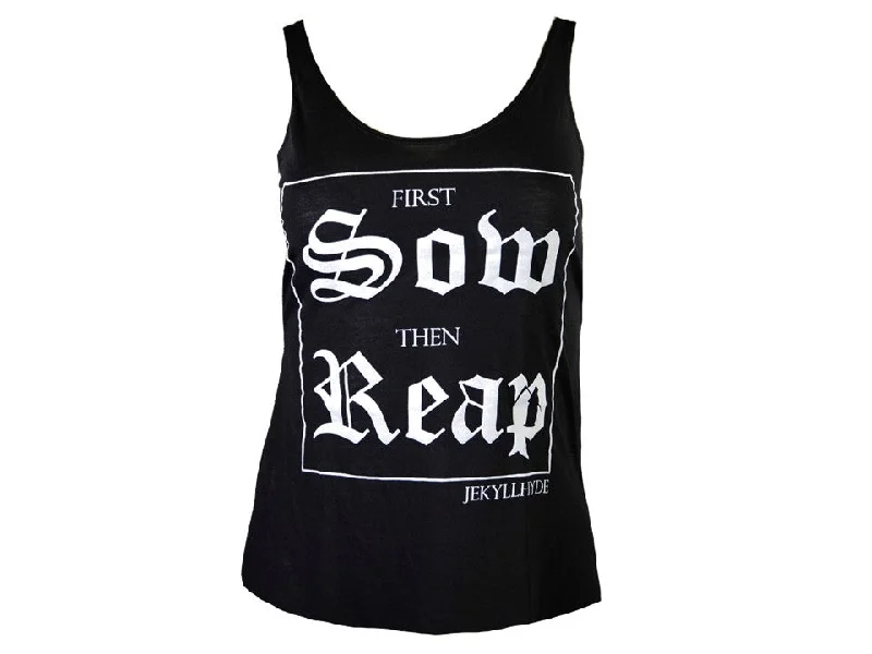 Reaper tank top lemon yellow tank