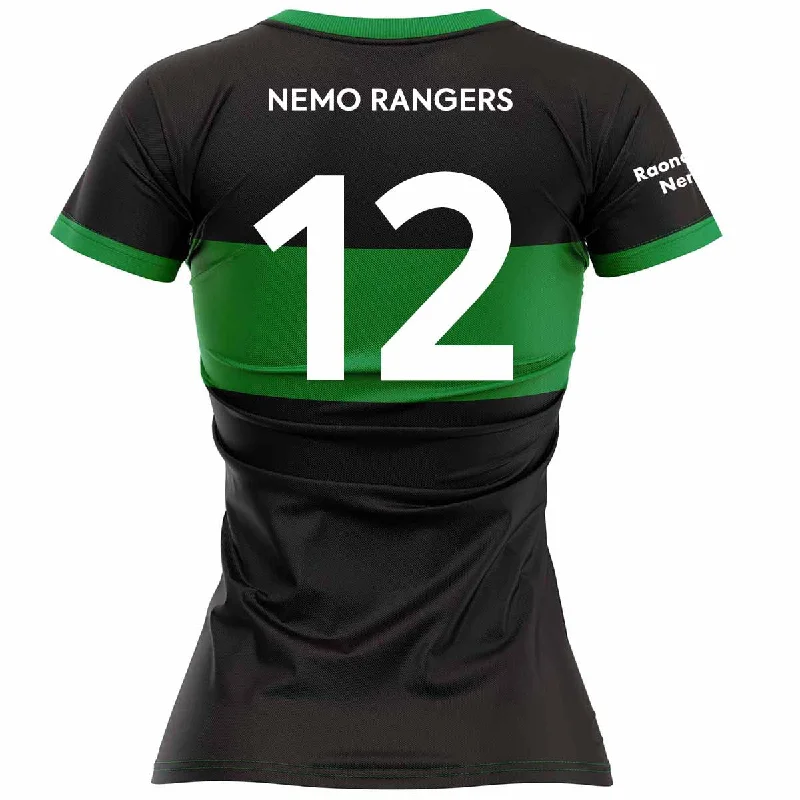 Mc Keever Nemo Rangers LGFA Numbered Match Jersey - Womens - Black Elegant Jersey Shirt Mc Keever Nemo Rangers LGFA Numbered Match Jersey - Womens - Black Elegant Jersey Shirt